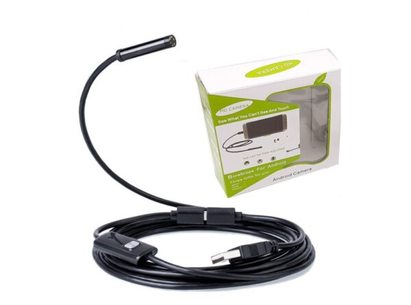 دوربین آندوسکوپی 1.3 مگاپیکسل لنز 7mm کابل 1 متر رابط USB